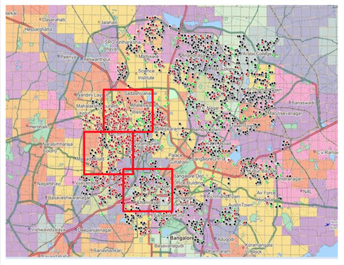 Lsi Micro Marketing Services India, MMS.IND Store Catchment Area Analysis, Store Catchment Area Potential India, Store Performance Benchmarking India