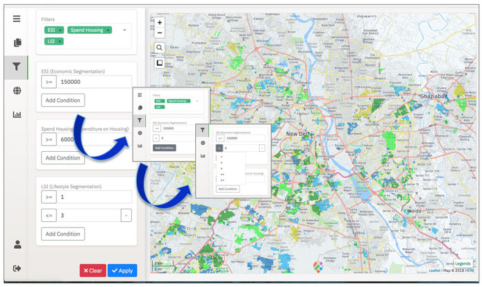 Lsi Micro Marketing Services India, MMS.IND; Geomarkeeer, Geospatial Analysis India, Micro-market Segmentation India, Consumer Profiling India, Market Potential India, Location Analysis India, 